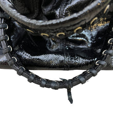 Load image into Gallery viewer, Francesco Biasia Y2K Black Patent Leather Shoulder Bag