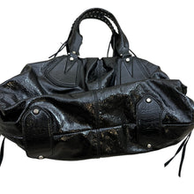 Load image into Gallery viewer, Francesco Biasia Y2K Black Patent Leather Shoulder Bag