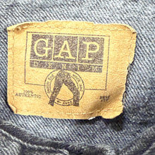 Load image into Gallery viewer, 90s GAP Dark Gray sleeveless Denim Vest Grunge Small