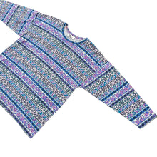 Load image into Gallery viewer, 80s Aztec Pattern Long Sleeve Shirt 100% Cotton L USA