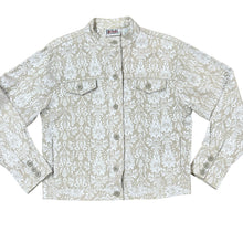 Load image into Gallery viewer, 1990s Bill Blass Jeans Damask Jacket Medium