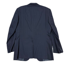 Load image into Gallery viewer, 80s Burberrys for Neiman Marcus 42R 100% Pure Wool Pinstripe Navy Blazer USA