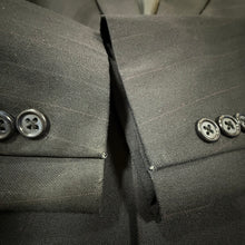 Load image into Gallery viewer, 80s Burberrys for Neiman Marcus 42R 100% Pure Wool Pinstripe Navy Blazer USA