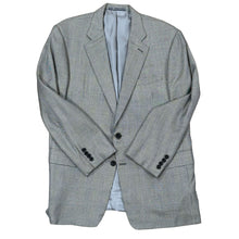 Load image into Gallery viewer, VTG Hickey Freeman USA Silk Wool Plaid Sportcoat Blazer 43R