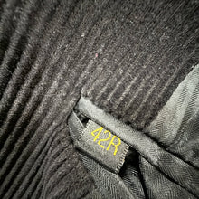 Load image into Gallery viewer, 90s Black Corduroy Preppy Ivy Style Blazer Jacket 2-Button 42R