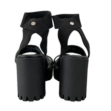 Load image into Gallery viewer, Madden Girl Black Block Heel Women Sandals Size 11