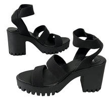 Load image into Gallery viewer, Madden Girl Black Block Heel Women Sandals Size 11