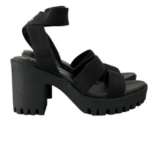 Load image into Gallery viewer, Madden Girl Black Block Heel Women Sandals Size 11