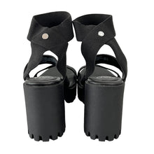 Load image into Gallery viewer, Madden Girl Black Block Heel Women Sandals Size 11