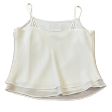 Load image into Gallery viewer, 90s Joseph Ribkoff White Spaghetti Strap Tank Top Size Small