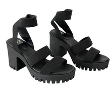 Load image into Gallery viewer, Madden Girl Black Block Heel Women Sandals Size 11