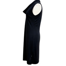 Load image into Gallery viewer, Y2K Black Sleeveless Sheath Dress Size Medium