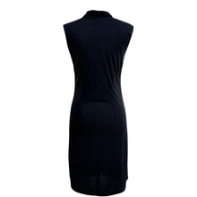 Load image into Gallery viewer, Y2K Black Sleeveless Sheath Dress Size Medium