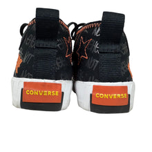 Load image into Gallery viewer, Converse Not A Chuck High Top Sneakers Black/Orange Script Youth Size 5Y Women’s 6.5–7
