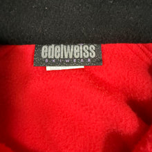 Load image into Gallery viewer, VTG 90s Color Block Edelweiss Fleece Quarter Snap Pullover Size Large