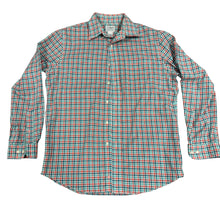 Load image into Gallery viewer, L.L.Bean Slightly Fitted Plaid Long Sleeve Button Down 100% Cotton Size Medium