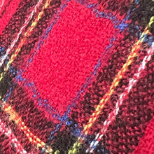 Load image into Gallery viewer, Red Plaid 100% Wool Fringed Button Up Flannel Shirt Size M