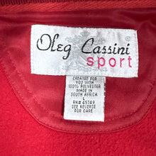 Load image into Gallery viewer, VTG 80s Track Style Jacket Red & Gold Size Large