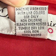 Load image into Gallery viewer, VTG 80s Track Style Jacket Red & Gold Size Large