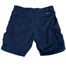 Load image into Gallery viewer, VTG Polo Ralph Lauren Navy Cargo Shorts 100 Cotton Size 40