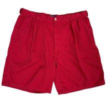 Load image into Gallery viewer, VTG Polo Ralph Lauren Red Chino Pleat Front Shorts USA Size 36 