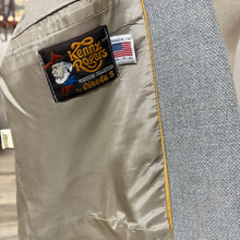 Load image into Gallery viewer, Vintage 1980s Kenny Rogers Western Blazer Gray Wool Blend Jacket 42R Made in USA