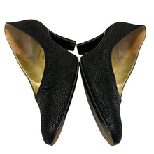 Load image into Gallery viewer, Vintage 80s Bruno Magli Black Cone Heels Size 7.5 AA