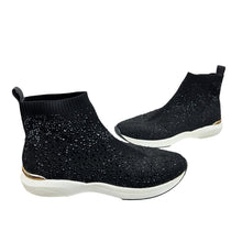 Load image into Gallery viewer, Carvela Jibberish Bling High-Top Woven Trainers Size Euro 41/US 8