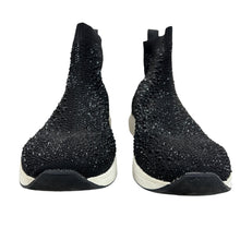 Load image into Gallery viewer, Carvela Jibberish Bling High-Top Woven Trainers Size Euro 41/US 8