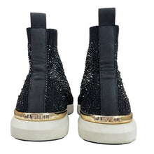 Load image into Gallery viewer, Carvela Jibberish Bling High-Top Woven Trainers Size Euro 41/US 8