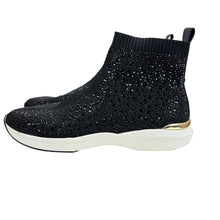 Load image into Gallery viewer, Carvela Jibberish Bling High-Top Woven Trainers Size Euro 41/US 8