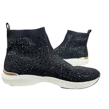 Load image into Gallery viewer, Carvela Jibberish Bling High-Top Woven Trainers Size Euro 41/US 8