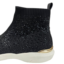 Load image into Gallery viewer, Carvela Jibberish Bling High-Top Woven Trainers Size Euro 41/US 8