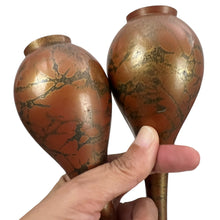 Load image into Gallery viewer, Antique Japanese Bud Vase Set of Two
