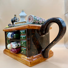 Load image into Gallery viewer, 90s Tony Carter England Dressmaker Teapot 97/563