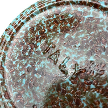 Load image into Gallery viewer, MCM Turquoise Gold Flecks Ashtray 3-Piece Set Made in Italy