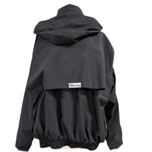 Load image into Gallery viewer, VTG Boathouse Gore-Tex Black Hooded Windbreaker Jacket XL Waterproof USA