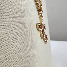 Load image into Gallery viewer, Betsey Johnson Love Rhinestone Pendant Necklace 30"