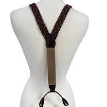 Load image into Gallery viewer, Vintage Western Braided Leather Suspenders Regular 40-44