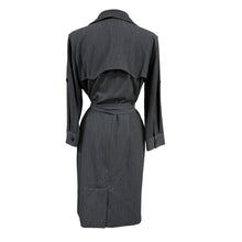 Load image into Gallery viewer, Y2K American Living VTG Gray Trench Coat Size 12