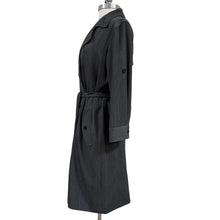 Load image into Gallery viewer, Y2K American Living VTG Gray Trench Coat Size 12