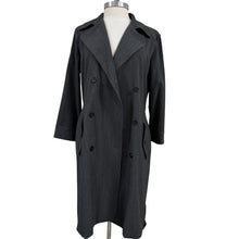 Load image into Gallery viewer, Y2K American Living VTG Gray Trench Coat Size 12