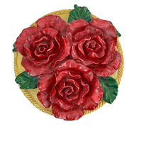 Load image into Gallery viewer, Vintage Round Rose Trinket Box 3.5"