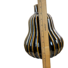 Load image into Gallery viewer, MCM Ceramic Ribbed Gourd Vase 12"
