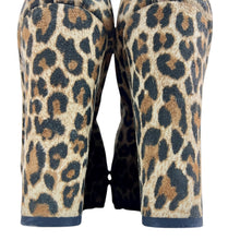 Load image into Gallery viewer, BCBG Leopard Print Wedge Booties Size 10
