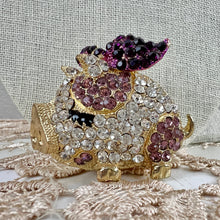 Load image into Gallery viewer, Betsey Johnson Rhinestone Cute Pig Pendant 2.5"
