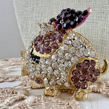 Load image into Gallery viewer, Betsey Johnson Rhinestone Cute Pig Pendant 2.5"