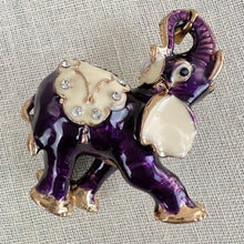 Load image into Gallery viewer, Cute Baby Circus Elephant Enamel Pendant 2.5"