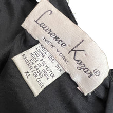 Load image into Gallery viewer, Vintage 80s Sequin & Pearls Silk Top Size XL