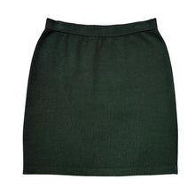 Load image into Gallery viewer, St John Collection Marie Gray Dark Green Santana Knit Pencil Skirt Size 4